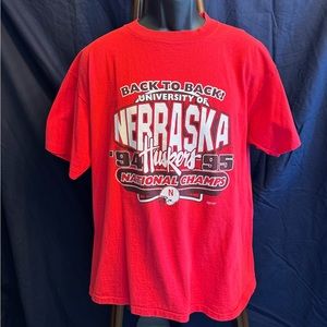 University of Nebraska vintage championship tshirt